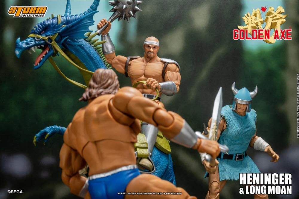 Amazon.com: Testbrands Golden Axe Heninger & Long Moan 1/12