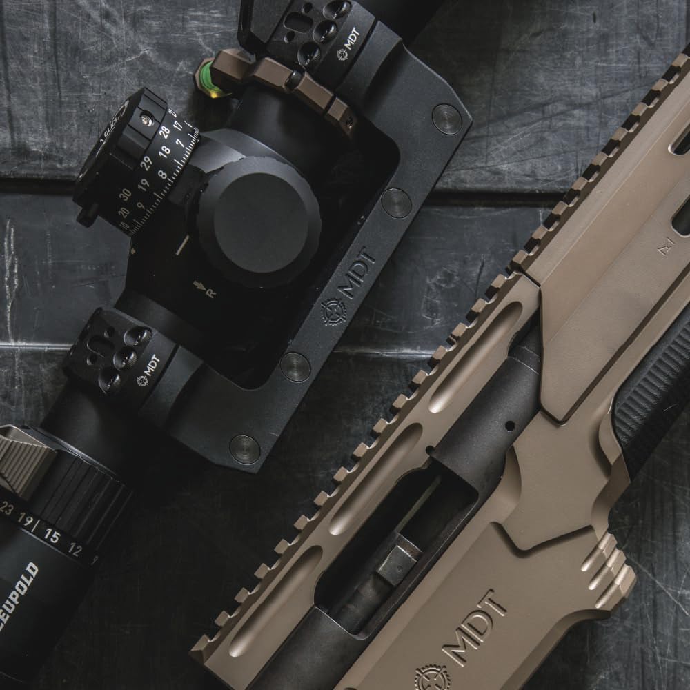 MDT One-Piece Mount Scope Rings - Aluminum 30mm 34mm 35mm Scope Rings, High Precision Pic-atinny Scope Mount Rings, Low/Medium/High Profile Scope Mount for Pic-atinny Rail