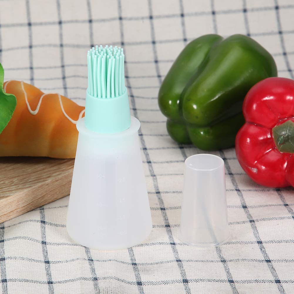 Spazzola in silicone per pasticceria, spazzola in silicone, per cucinare, cuocere, barbecue, in silicone, per impastare la cottura e la pasticceria, resistente al calore, flessibile, 4 pezzi (colore