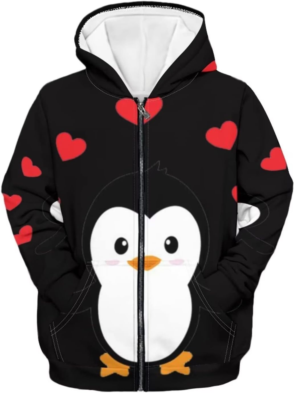 Coloranimal Kids Clothes Full Zip Up Hoody Sweatshirts for Girls and Boys Active Hoodies Ages 6-16year - Image 5