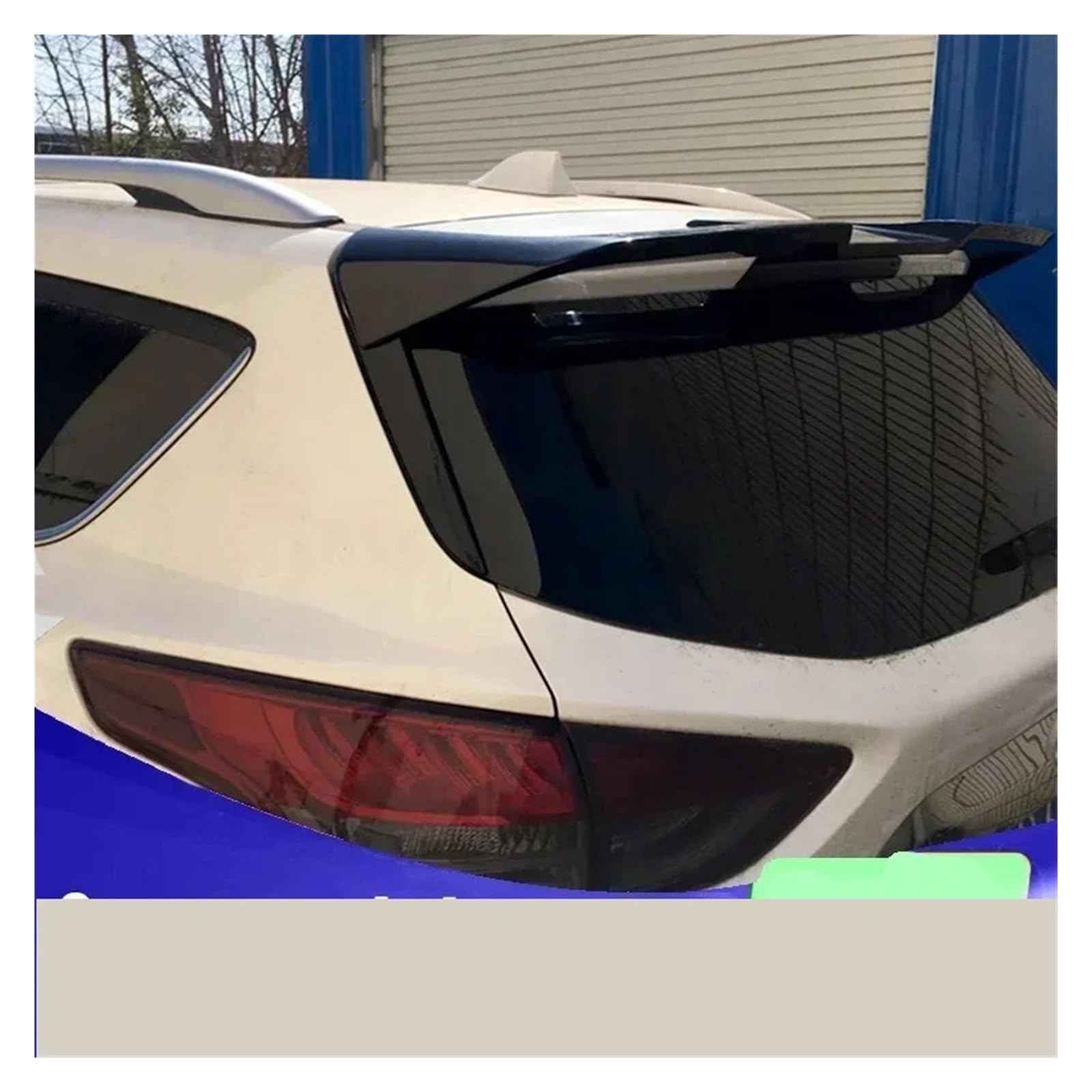 Aileron Arrière pour Ford pour Escape Kuga Escape Kuga St 2013-2019 Aileron De Toit Arrière Kit Carrosserie Auto Spoiler Wing(Unpainted)