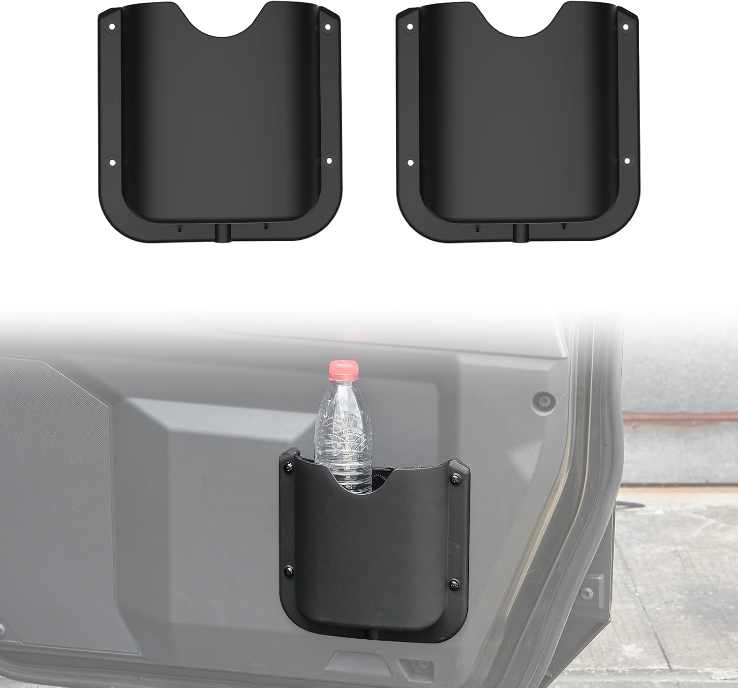 Front Door Storage Pockets Compatible with Polaris Ranger 1500 XD, Front Rear Interior Door Side Storage Bag Organizer Box for Polaris Ranger 1500 XD 2024+ (2PCS)