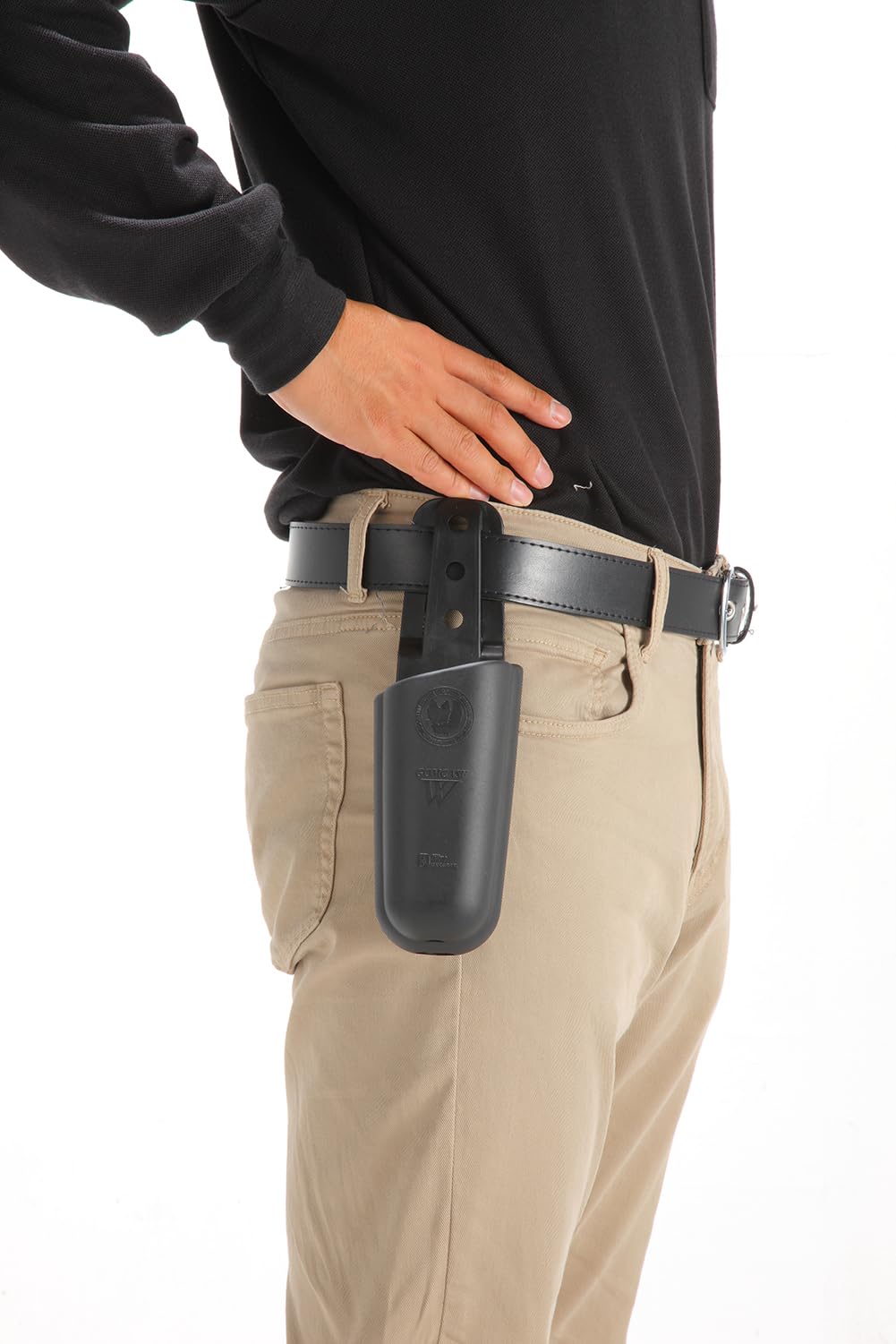 Silky Case Doppelholster, flexibles Gummiholster für Silky Faltsägen bis 300 mm und Astschere ( Okatsune ], sicherer Halt, Gürtel- oder Karabinerbefestigung, ohne Werkzeug
