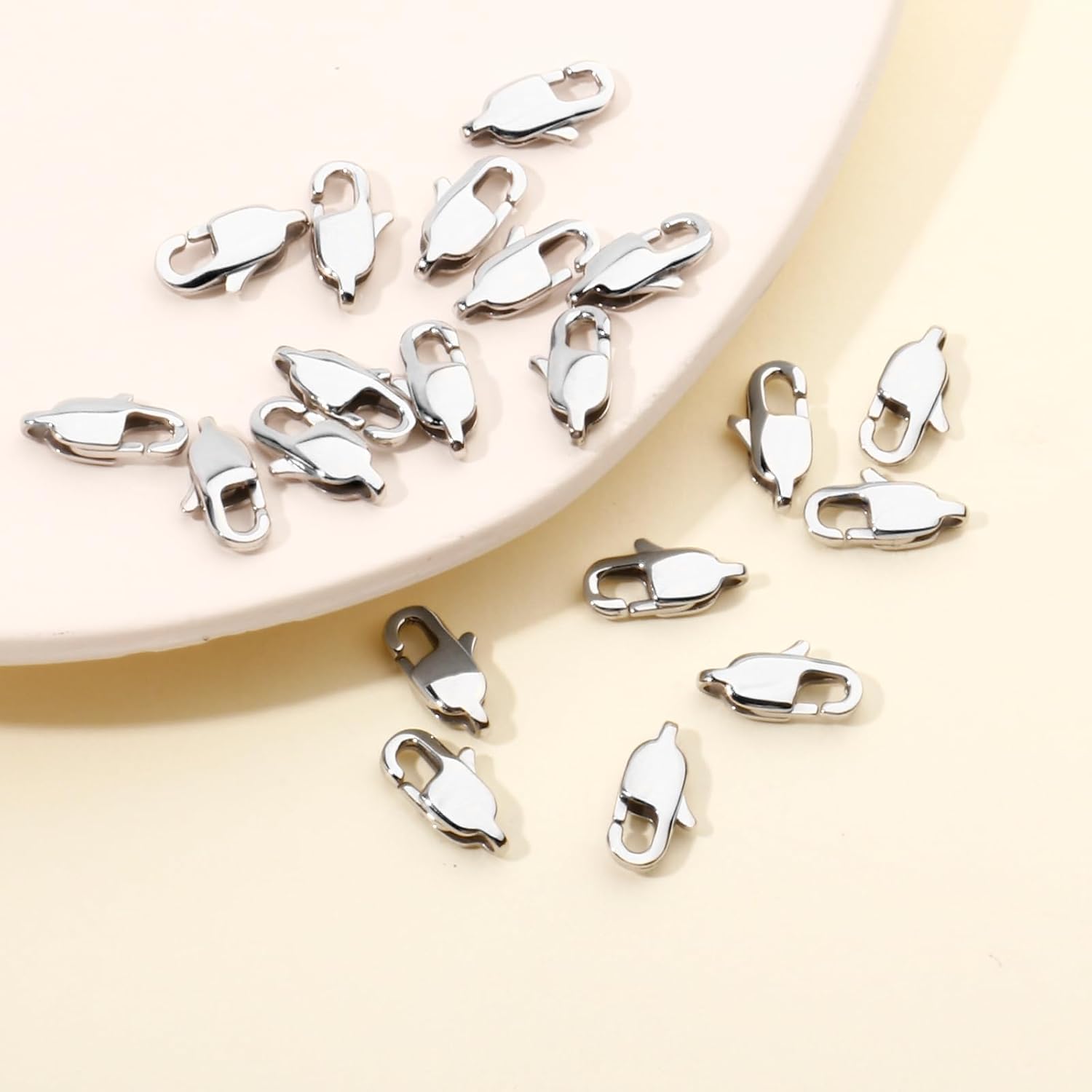 20PCS 13MM Lobster Clasps 316 Stainless Steel Lobster Claw Clasps Bulk for Necklace Bracelet Jewelry Making DIY Craft - Image 6
