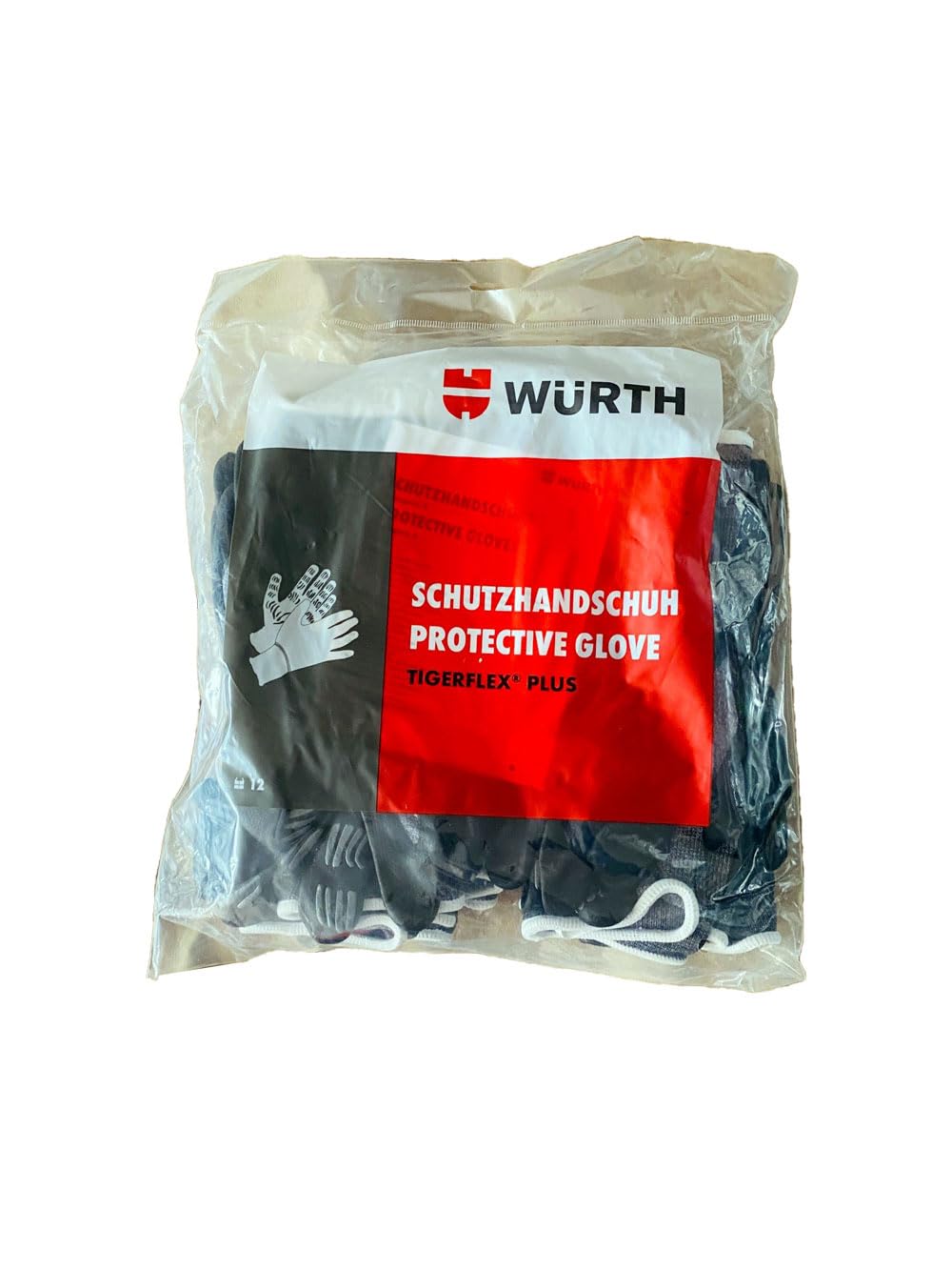 Guanti Da Lavoro Würth - 12 Paia In Nylon, Misura 10, Per Montaggio Leggero, Meccanica E Costruzione Guanti Wurth