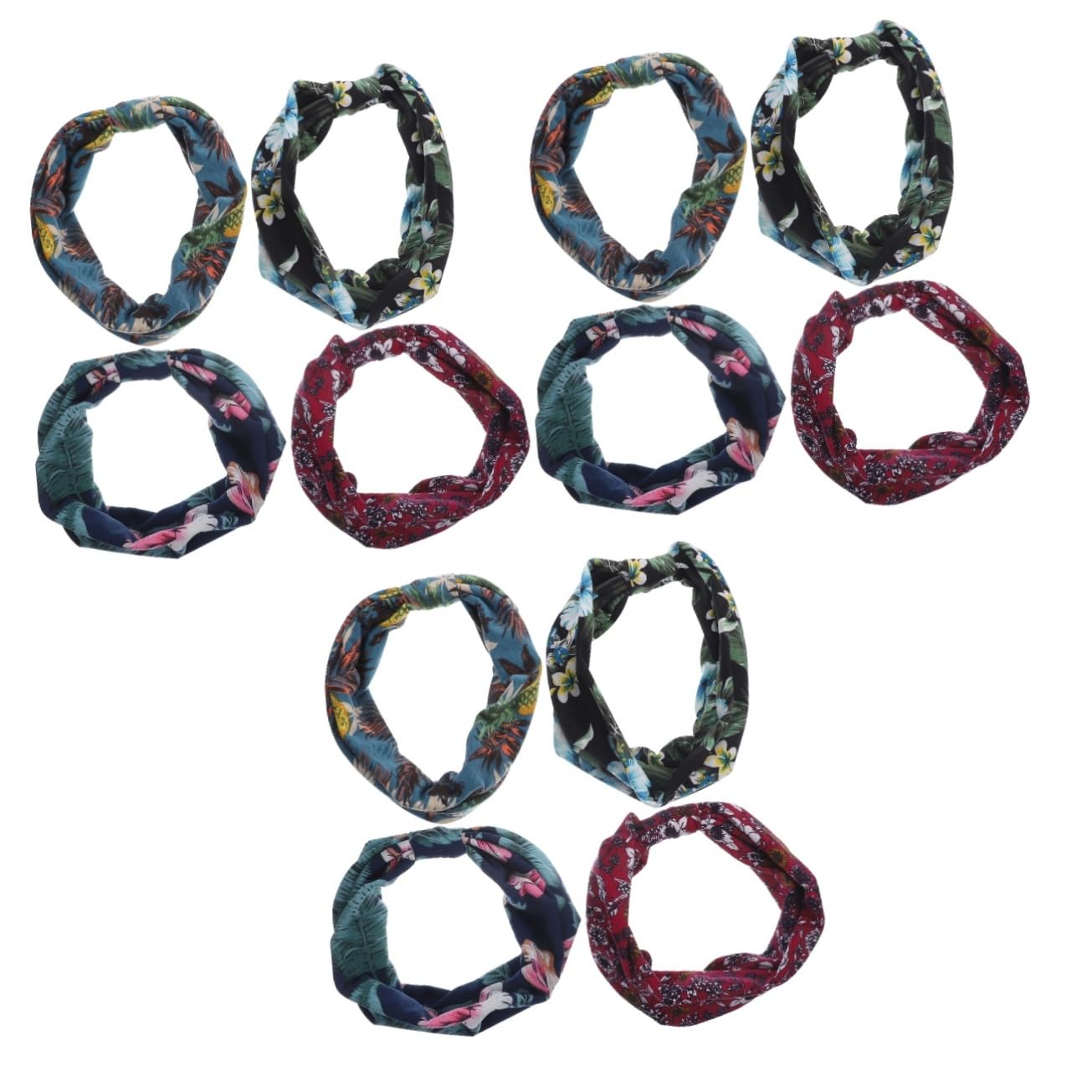 MAGICLULU 12 Pz bohémien accessori da corsa per donna fornitura sportiva elastici scrunchies per il sudore Fasce sportive per il sudore Multifunzione per sciarpa