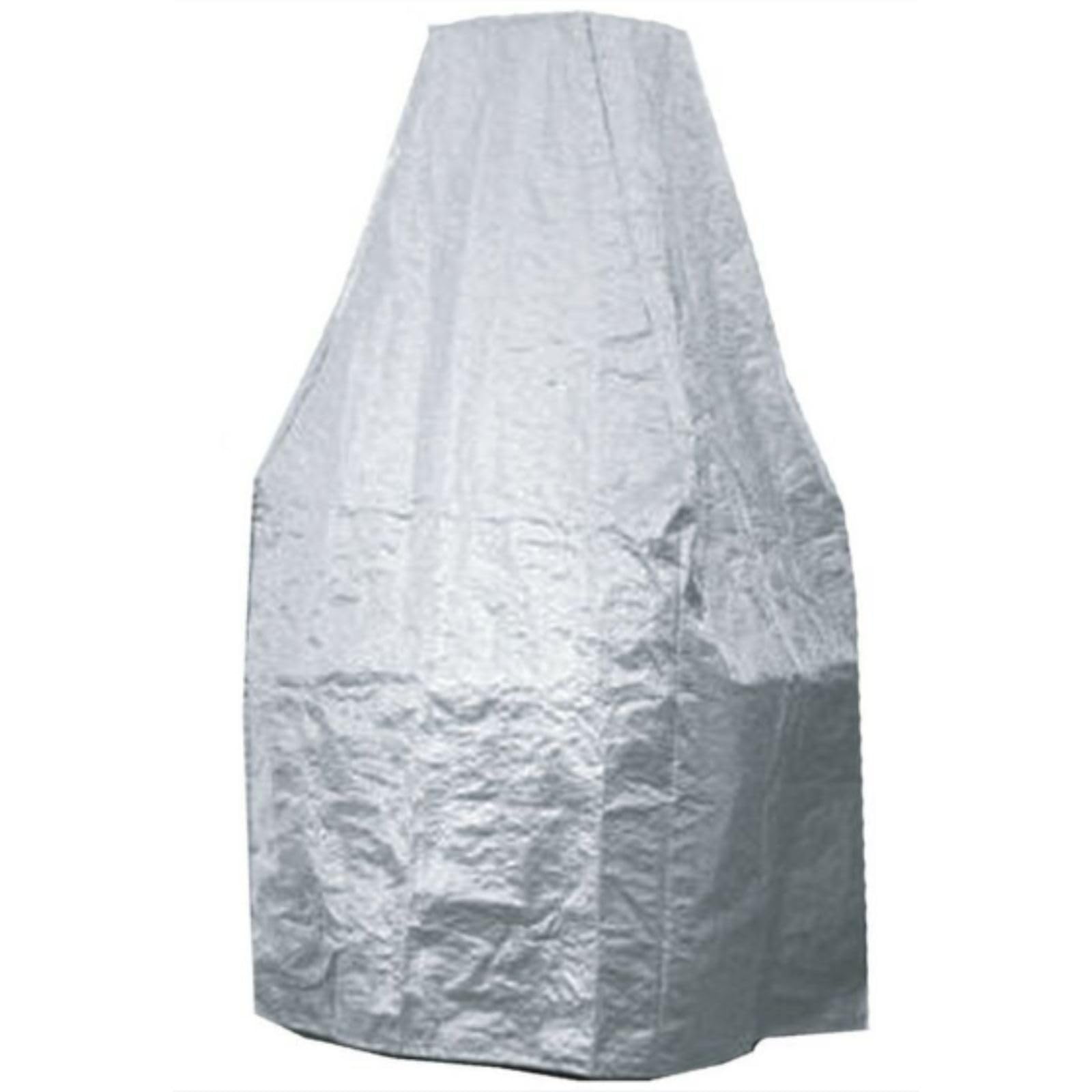Telo Copri Barbecue Impermeabile e Antivento in Polietilene, 125x92xh250cm, Copertura Protettiva Resistente per Barbecue in Muratura da Esterno