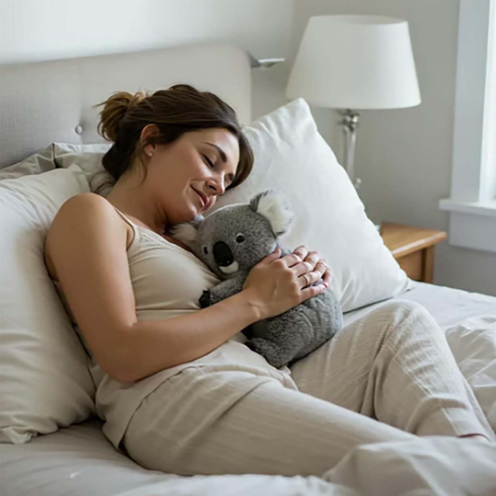 Peluche Koala De Soutien Émotionnel - Koaly - Ultra Douce, Mouvements Réalistes, Anti-Stress Et Aide Au Sommeil - Interactif - 6