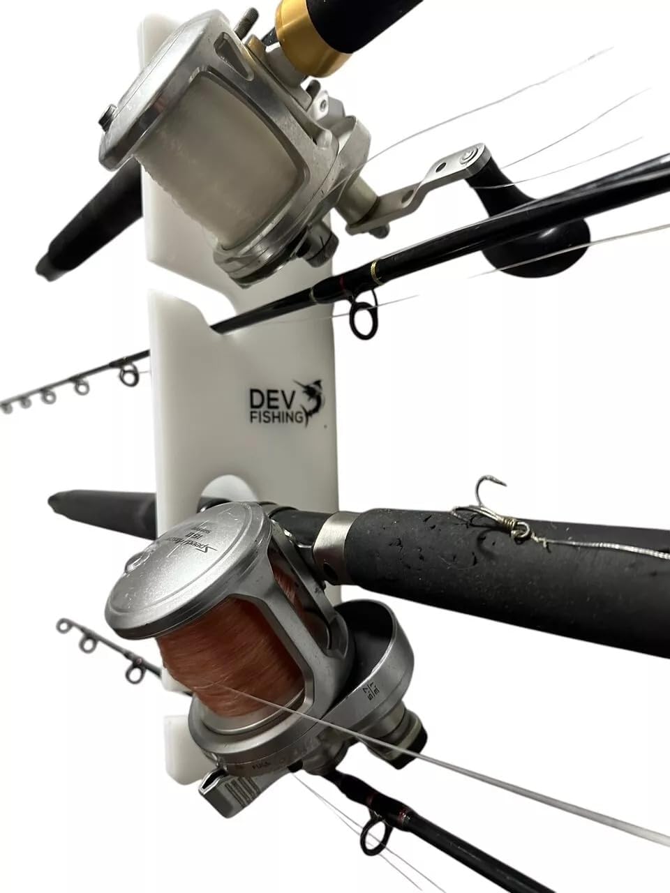 4 & 8 Rod Horizontal & Vertical Storage Hanging Wall Organizer Rod Pole Holder Rack