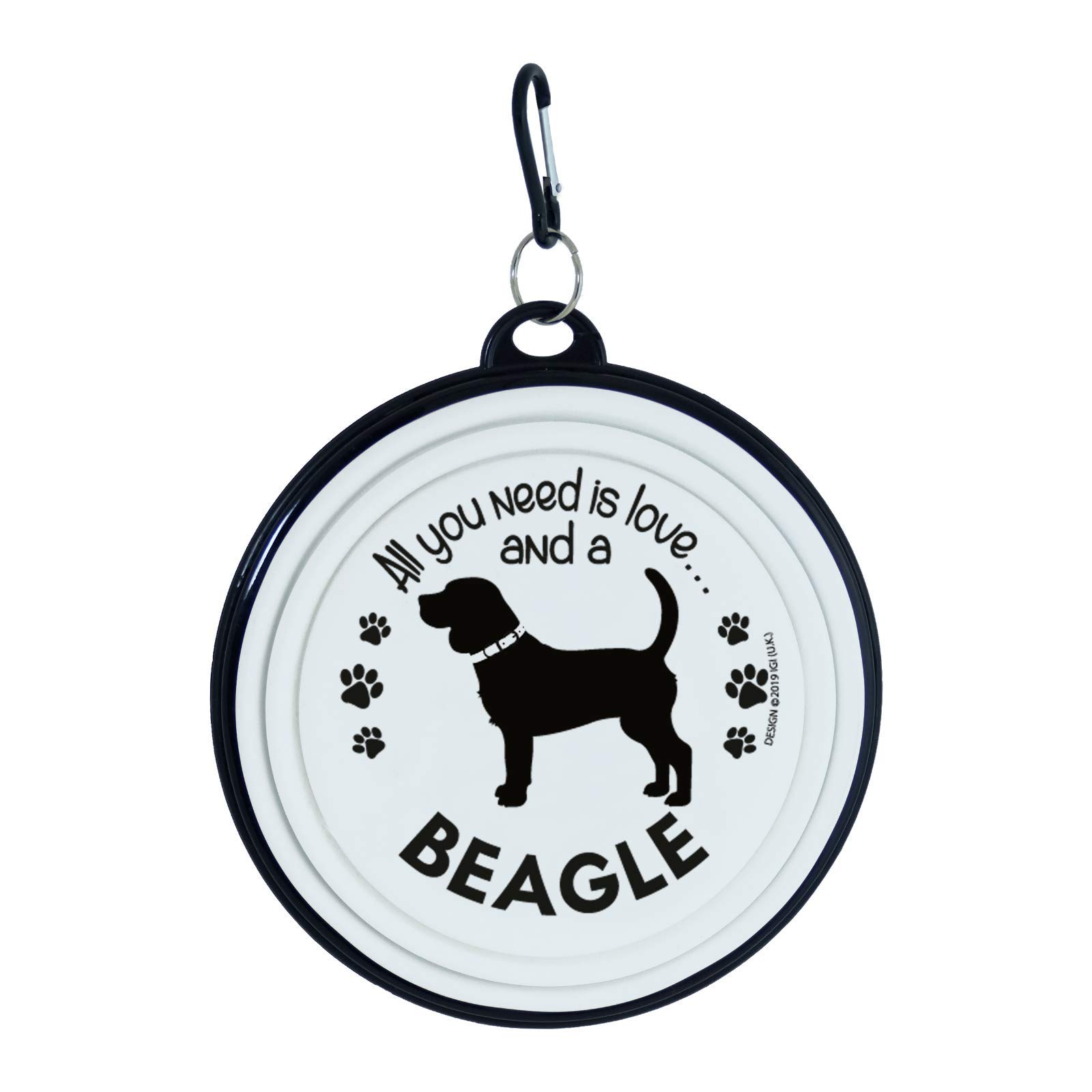 Travel Dog Bowls - Collapsible Bowl - Large Dogs (Beagle) — image 1