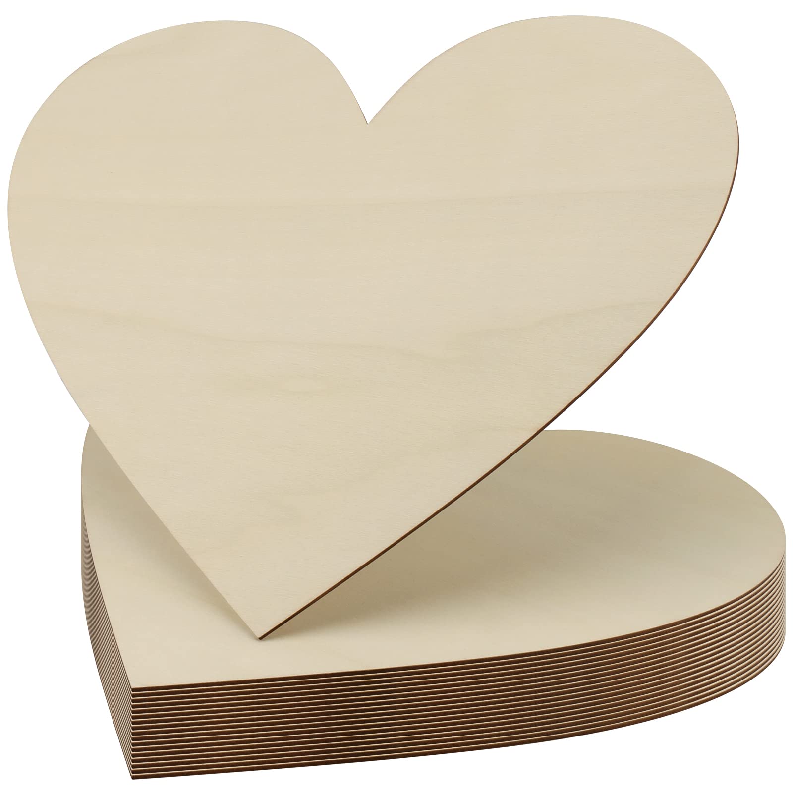 Amazon.co.jp: KEILEOHO 18個 13.8インチ 未仕上げ木製ハート ハート型