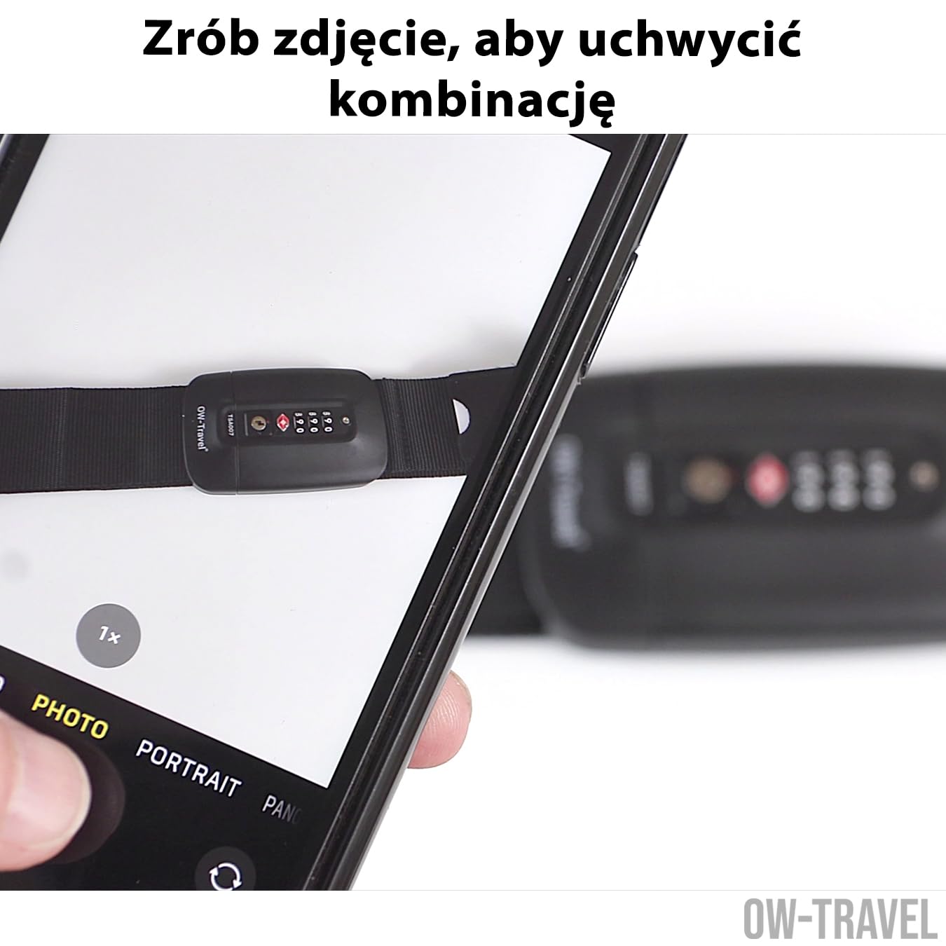 OW-Travel Spersonalizowane paski bagażowe z zamkami do walizek(Niebieski/Zielony) Łatwe do zauważenia paski walizkowe TSA etykietami bagażowymi.Pasek podróżny blokadą.Zamykane zamki do walizki