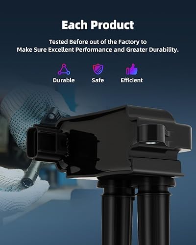 Miniatura 6 de ECCPP UF504 8 bobinas de encendido con 16 bujías de iridio para Chrysler para Dodge para Ram para Jeep 300 Aspen Challenger Durango Magnum Charger