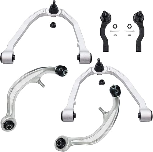 Miniatura 86 de Detroit Axle - Kit de suspensión delantera RWD para Chrysler 300 Dodge Charger Challenger Magnum 2 brazos de control superior con rótulas 2 rótulas