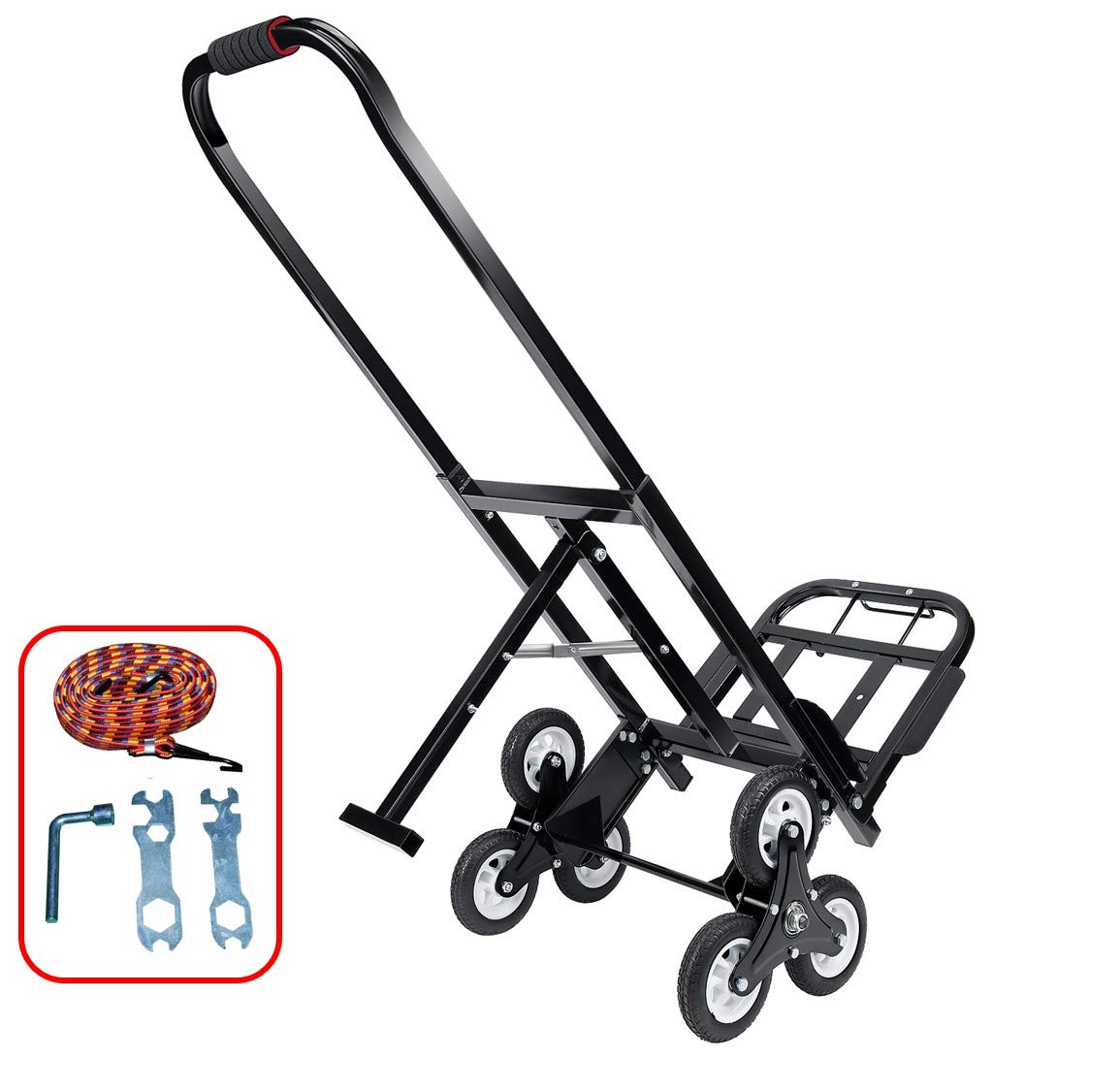 Buy Mecete Hand Truck Dolly – Stair Climbing Cart, Stair Climber Cart ...