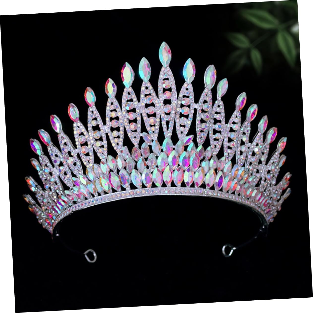 Diadema Corona con Cristalli, Lega di Zinco, Cerchietto Donna | Danza e Compleanno, Design Ricercato, Applicazione Multiuso, Stile Semplice e Distintivo