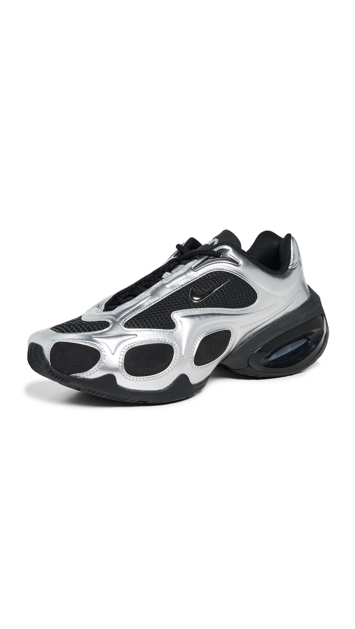 Nike Women's Air Max Muse Shoes, Black/Metallic Silver, 7