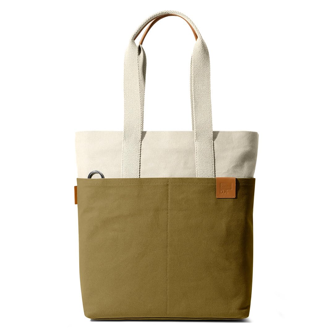 DailyObjectsAll Time Canvas Daily Tote Bag | Spacious, Stylish, Sturdy Handbag Zippered Compartment | Fits laptops of up to 13.3 inches | Office and Travel Friendly