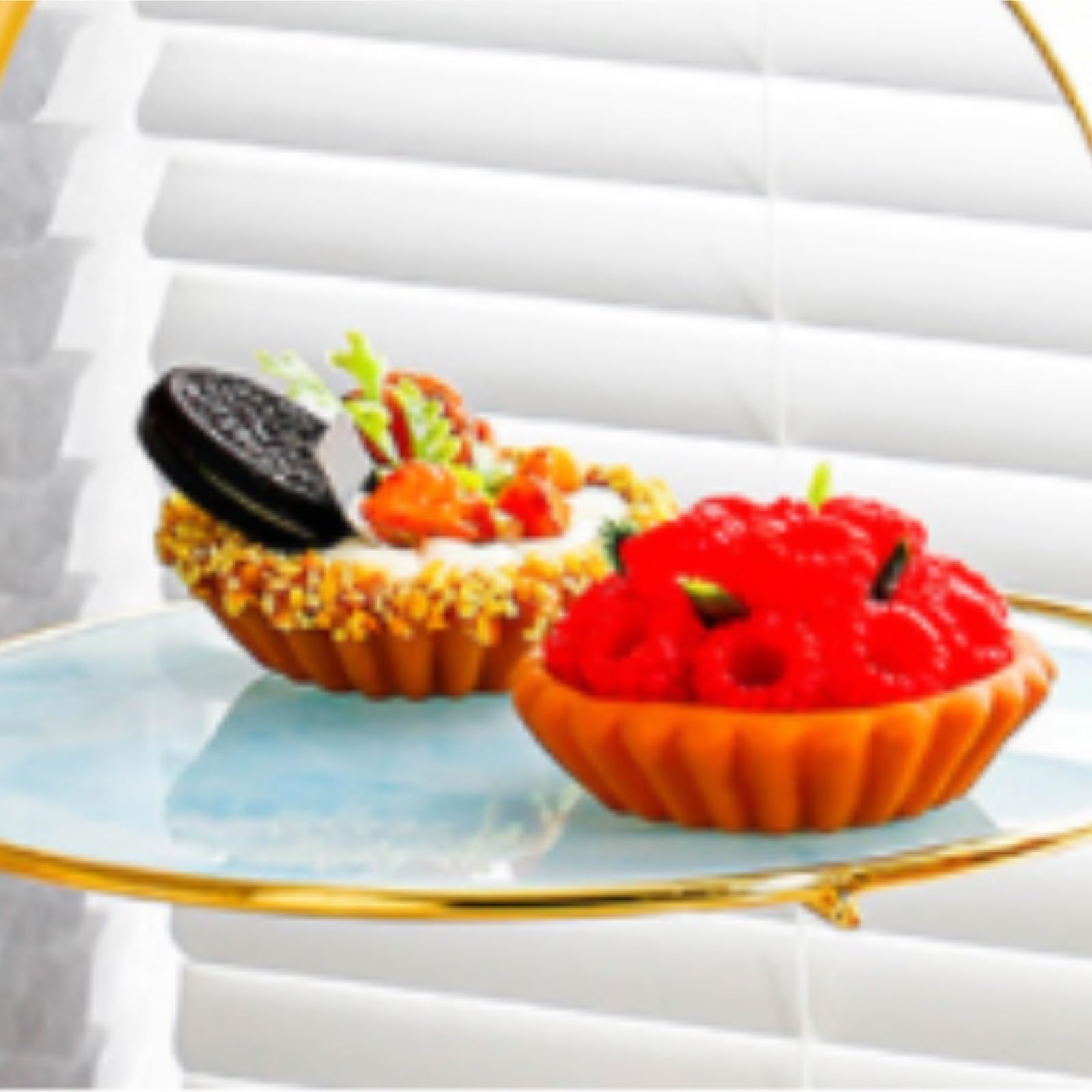 Alzatina per Dolci Piatto di Frutta Multistrato for Il tè Pomeridiano in Soggiorno Moderno Dessert Torte