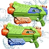 JINRUCHE Water Guns - Squirt Gun for Kids & Adult 1400CC 40 Feet Long Range Super Water Soaker Blasters Swimming Pool Toys - Summer Outdoor Fighting Play Toys