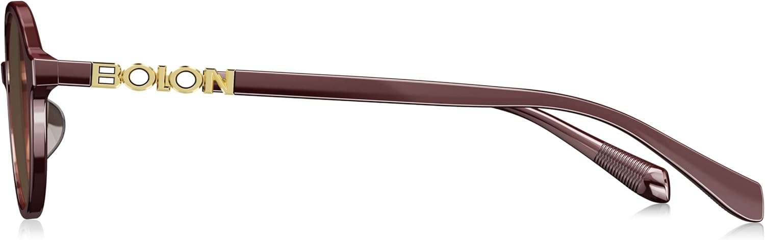 BOLON Women Retro Oval UV400 Sunglasses BL3216 Jakarta 53mm, Exclusive Eyewear Brand of EssilorLuxottica - Image 3