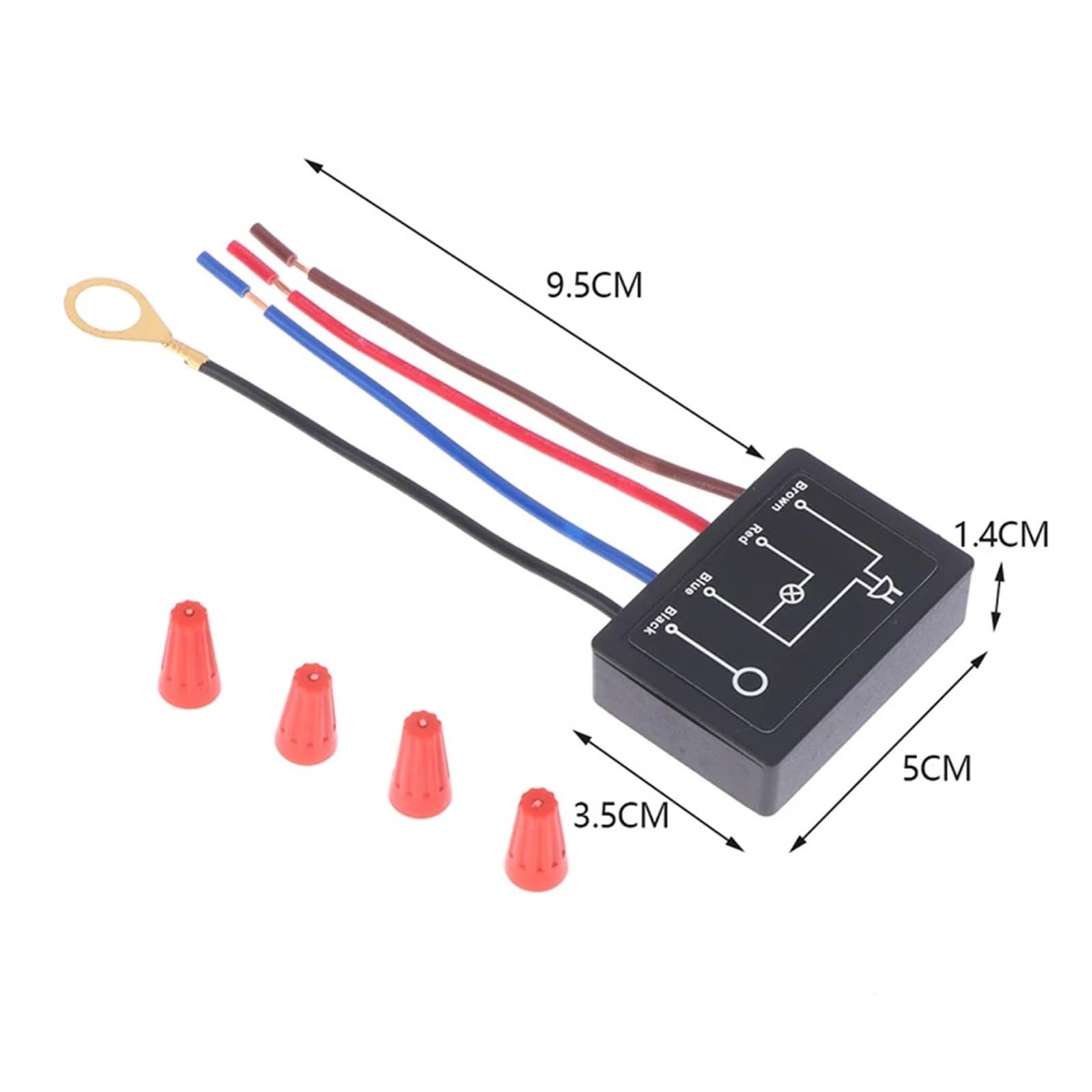AC110-230V interrupteur tactile lampe de table variateur module de commande capteur interrupteur tactile compatible avec lampe murale LED à incandescence