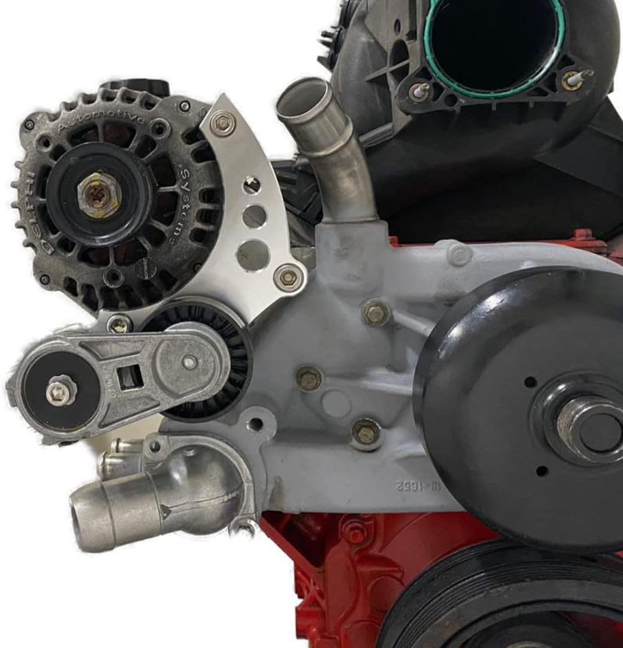 LS Alternator Bracket Truck Spacing LQ LS2 LS3 LS6 Vortec Circles