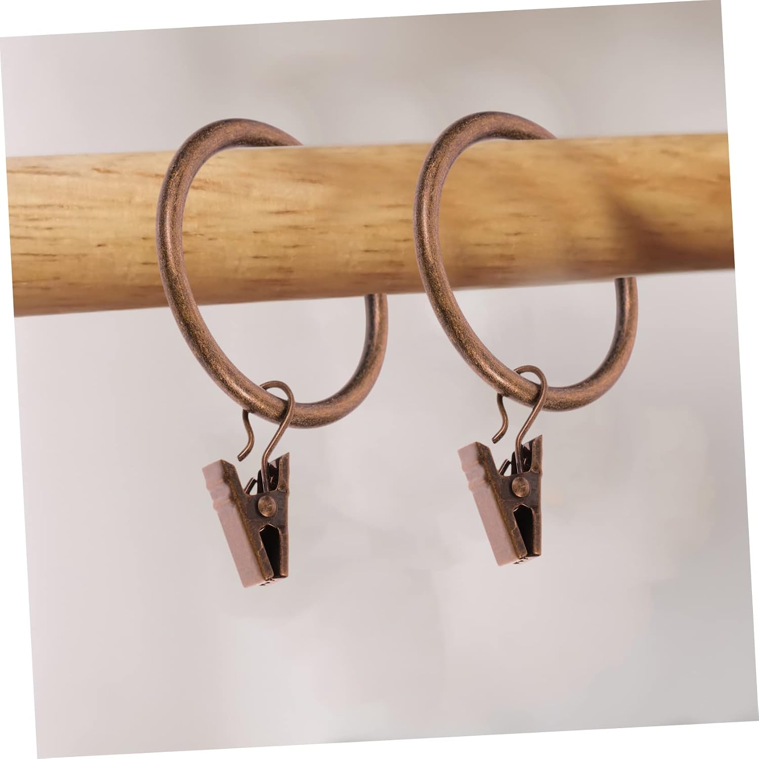 50pcs Curtain Shower Clips Shower Curtain Ring Strong Load-Bearing Bath Rod Hooks