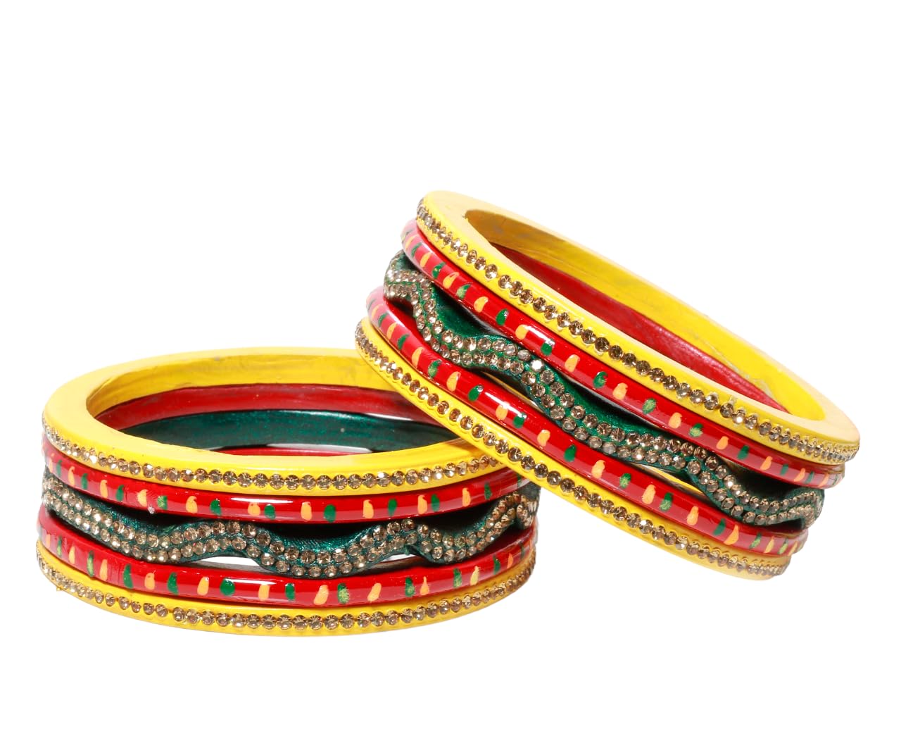 Suprimo Fashion Bangles Rajasthani Handemade Jaipuri lac Chuda Bangles for Women and Girls (Set of 10) (2.10) (B0B7XQWCMB) Amazon Price History, Amazon Price Tracker