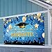 Congratulation Graduation Backdrop for Class of 2023 Blue, 70.86x43.31 Inch Congrats Grad Banner for College Graduation Party Decorations Blue Graduation Party Decorations