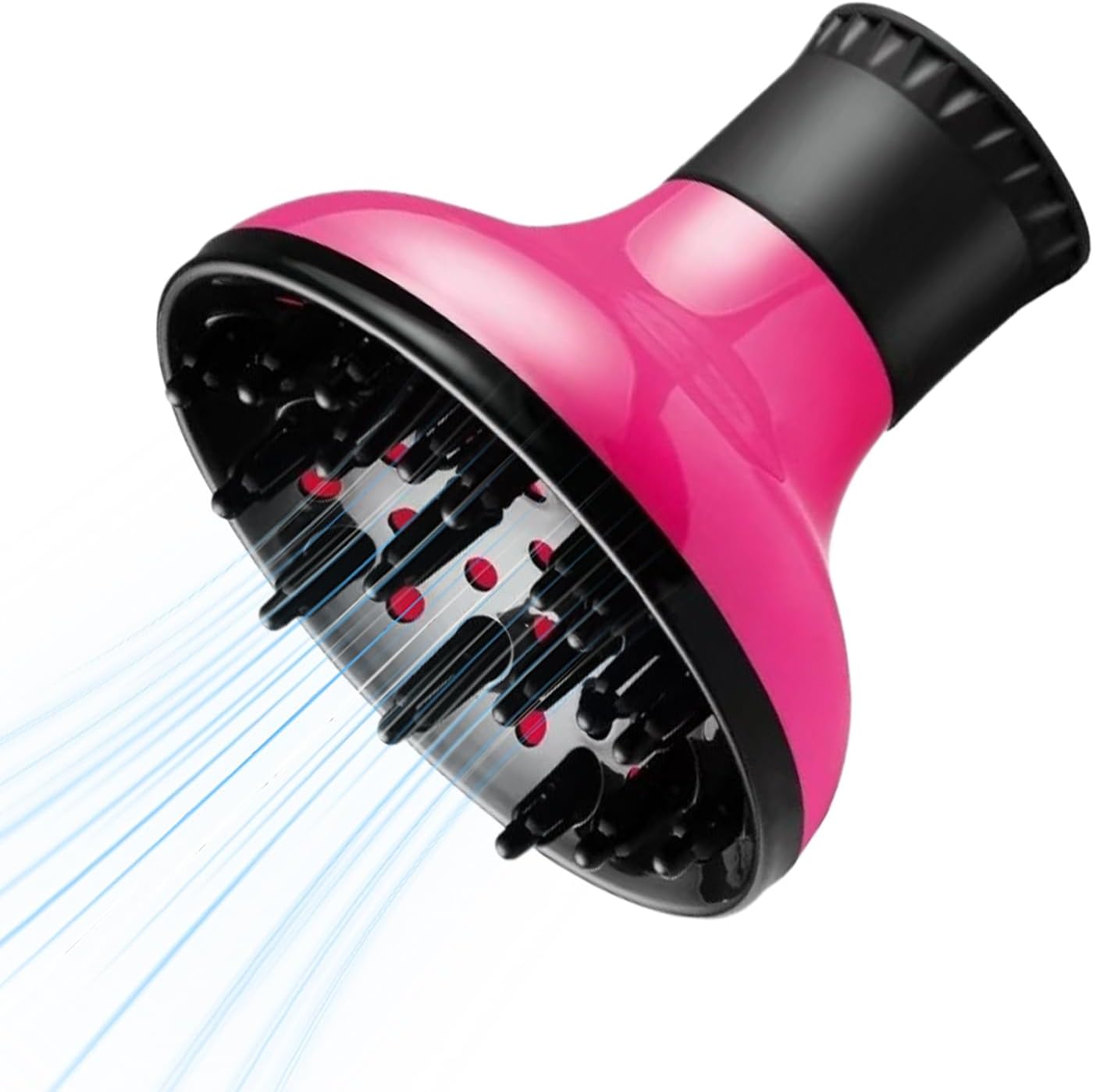 Blow Dryer Diffuser, Nozzle Attachment Tool, 15 x 14 x 12 cm Lichtgewicht Professionele Styling Hulp voor Curly Wavy Hair, Quick-Dry, Travel Salon Home Beauty Routine