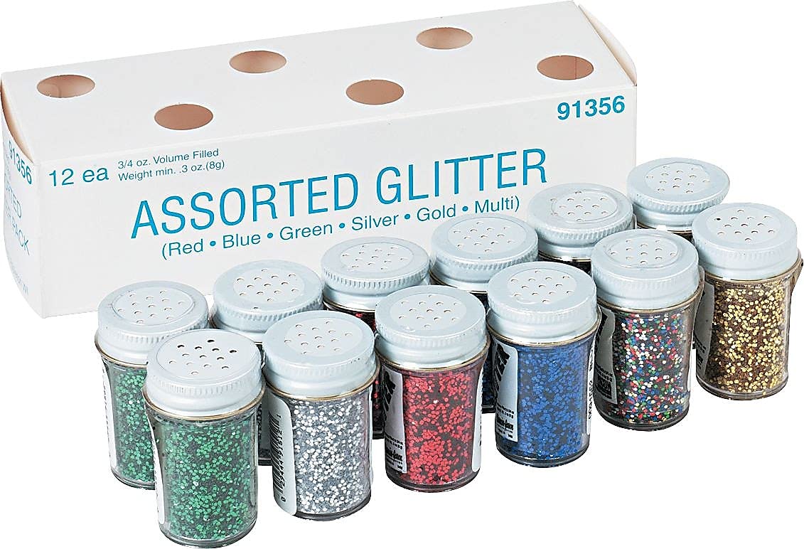 Spectra PAC91710BN Glitter, Silver, 1 lb. Jars, 2 Jars