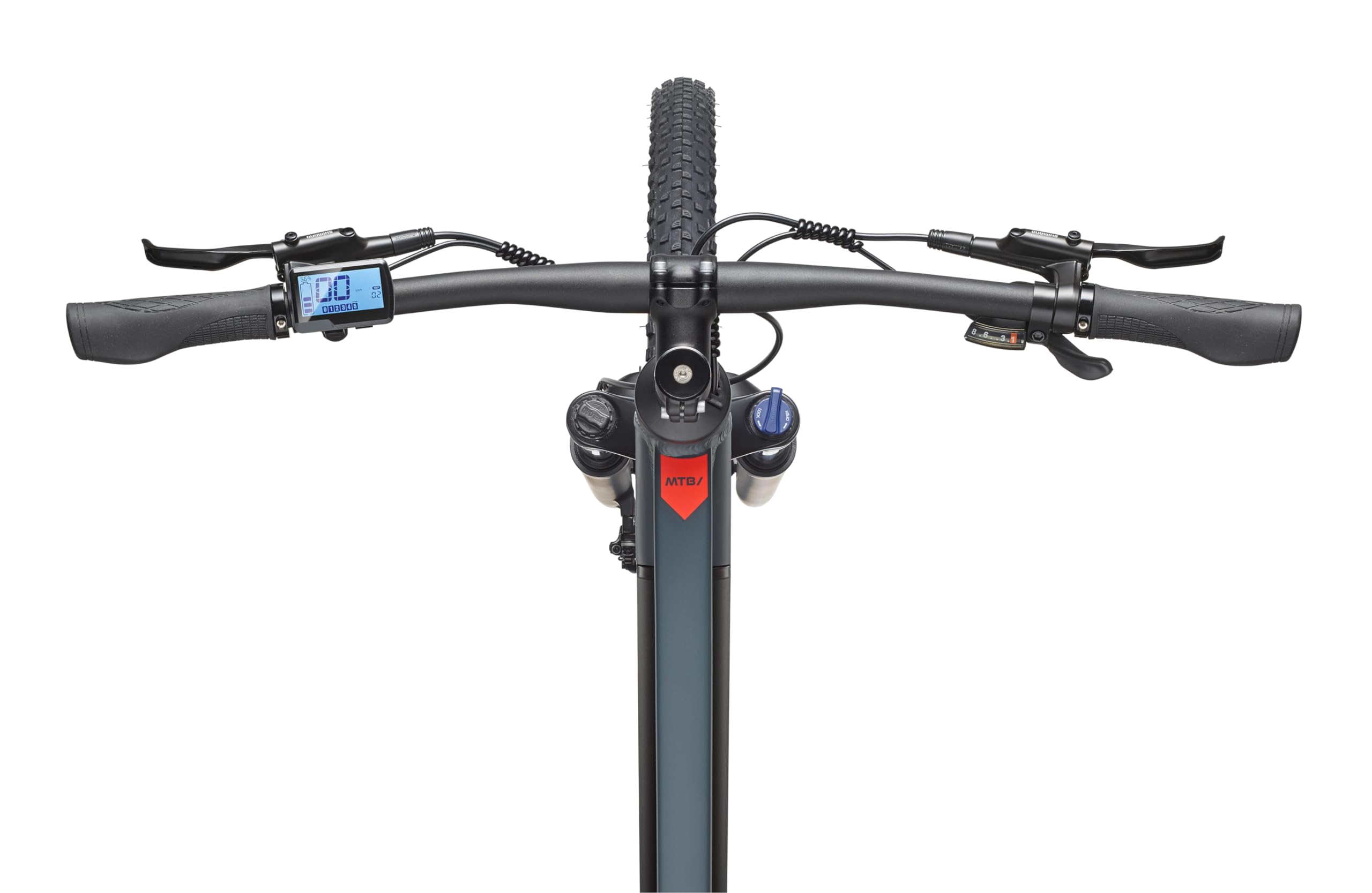 TELEFUNKEN E-Bike Mountainbike Elektrofahrrad Alu, 8 Gang Kettenschaltung - Pedelec MTB 27,5 Zoll, Hinterradmotor, 250W, Hydr. Scheibenbremsen, Grau, Aufsteiger M936