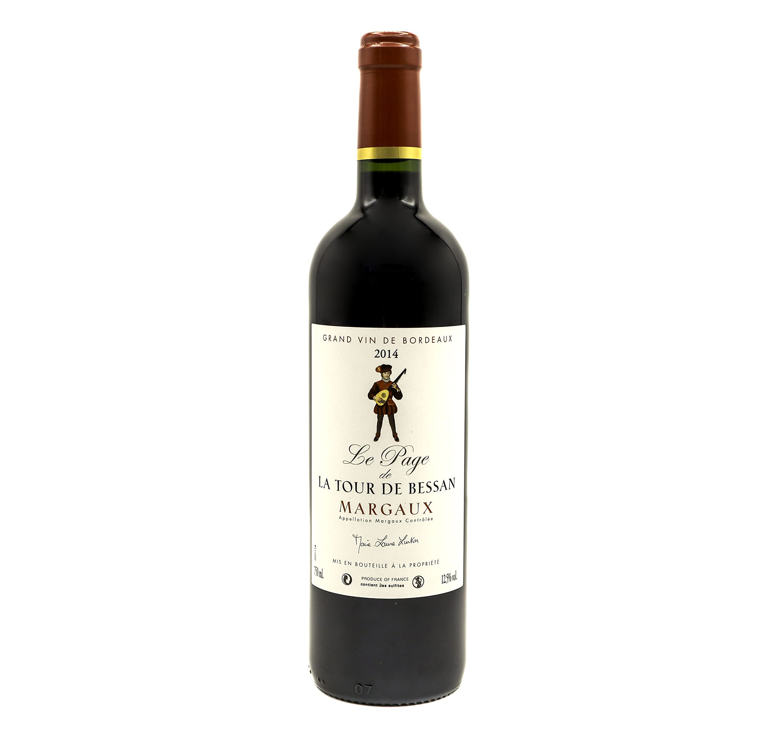 Coffret bois cadeau - vin rouge Bordeaux AOC Margaux millésime 2021 bouteille 75 cl - bel emballage prêt à offrir