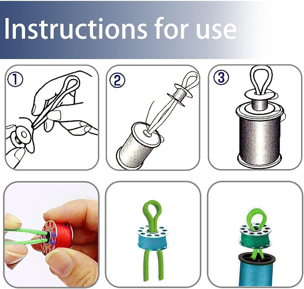 Set of 20 ~ Keep Your Bobbin Threads Matched Up with Your Thread Spools (Color Mixing-20Pcs)