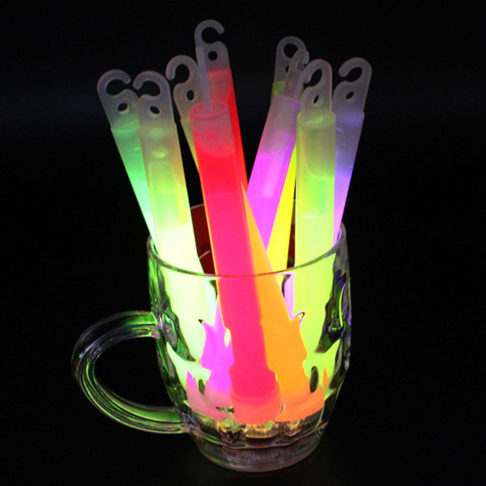 Glow Sticks - Barra de luz de supervivencia de 6 pulgadas con duración de 12 horas
