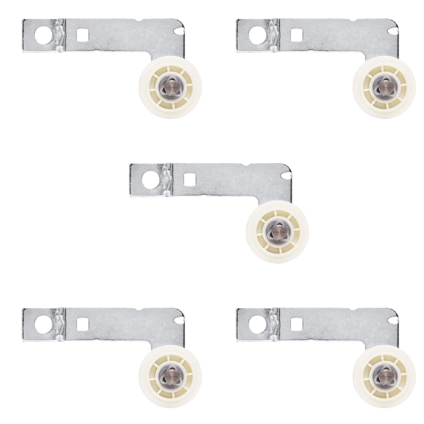 Hndhbfgrt 5X for W10837240 Dryer Idler Pulley with Bracket,Replace Part for Dryer