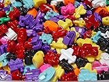 Transportation Kids Craft Beads, Car, Train, Boat, Plane, Multi-Colors Made in USA JOLLY STORE Crafts 24pc