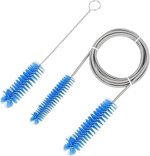 Diámetro del cepillo 0.591 in y 0.748 in, cepillo de limpieza de tubo CPAP, adecuado para la mayoría de tipos de manguera CPAP (azul)