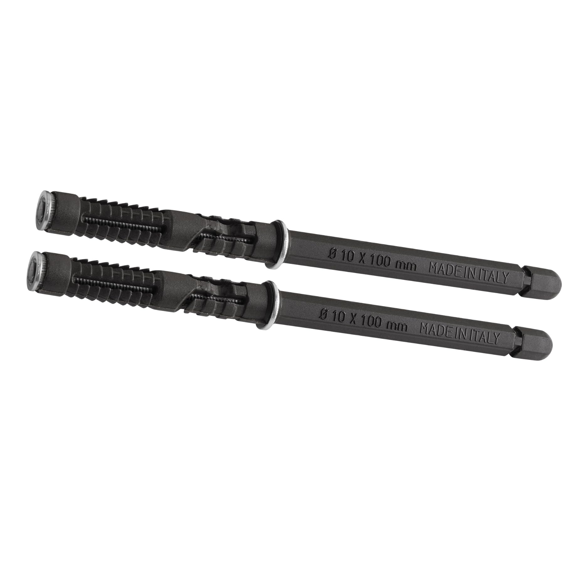 2X Concealed Floating Shelf Support Hidden Bracket Screw Mounted Into Masonry Walls Fitting Invisible 2 Pack (10 x 100mm)