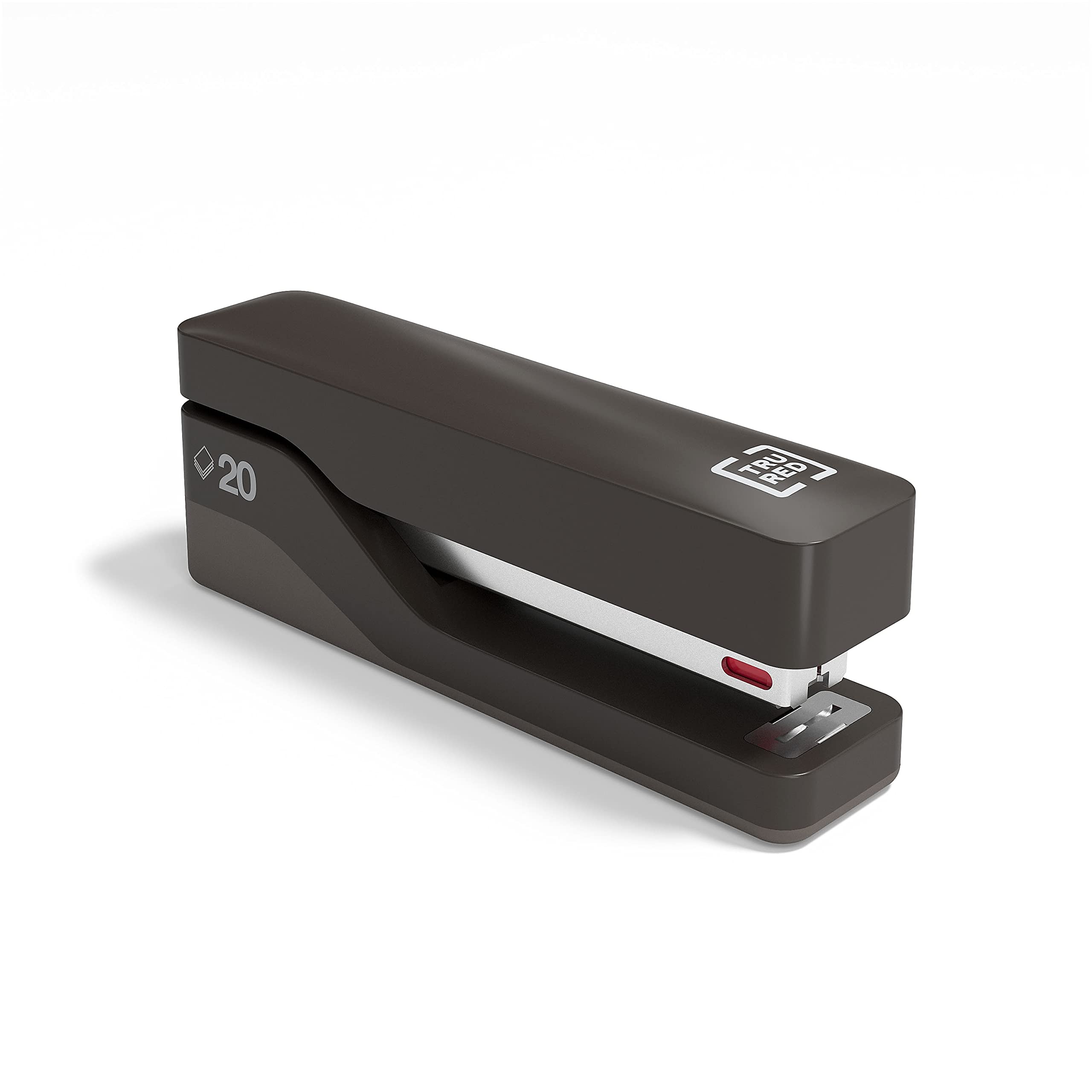Staples TRU RED TR58083 TRU RED Desktop Stapler, 20-Sheet Capacity, Black