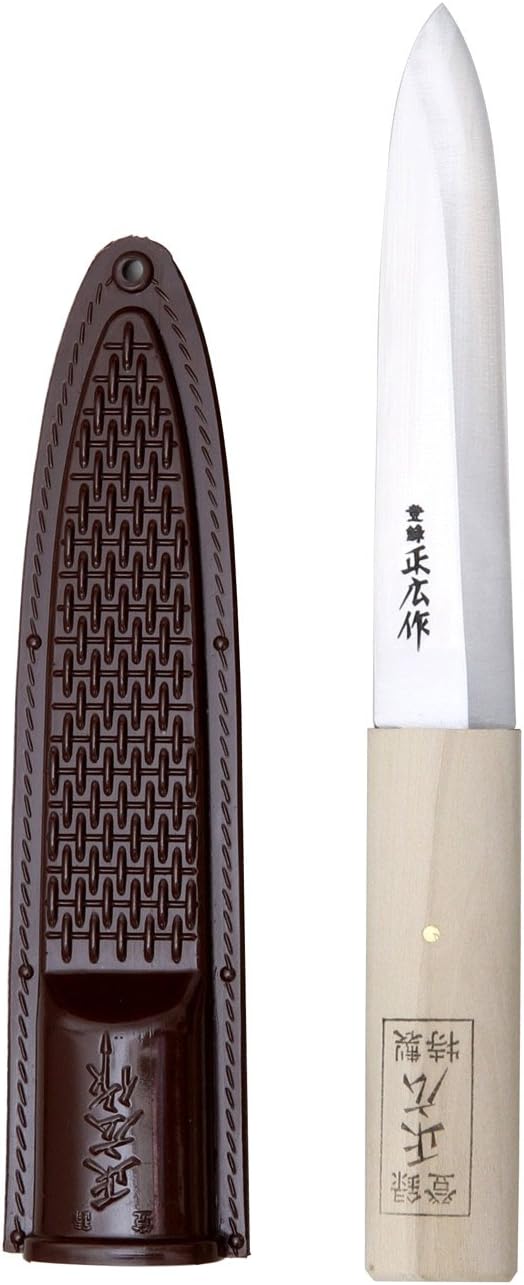 Masahiro 40932 AMSN102 Split (Single Blade) with Sheath, 5.9 inches (15 cm)