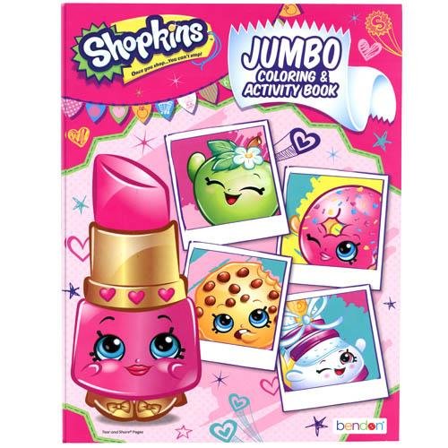 Shopkins libro para colorear con pegatinas, 96 páginas