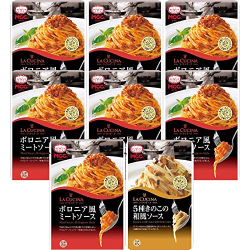 MCC パスタソース ミートソース7個&きのこの和風ソース1個 2種アソート