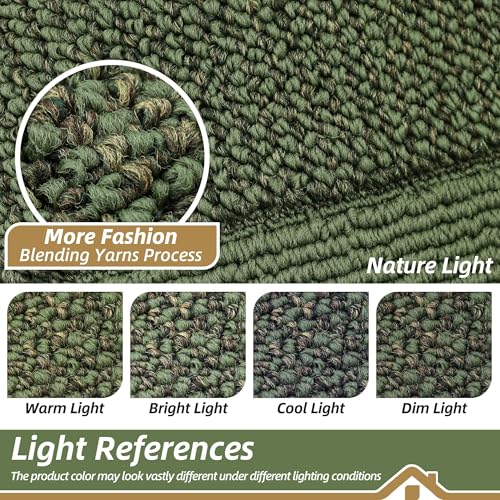 BEQHAUSE Indoor Door Mat 24" x 36", Dirt Trapper Door Mats Non-Slip Entryway Rugs Washable, Resist Dirt Absorbent Welcome Mat, Low Profile Floor Mats for Front Back Door and Entryway, Green by BEQHAUSE - Image 6