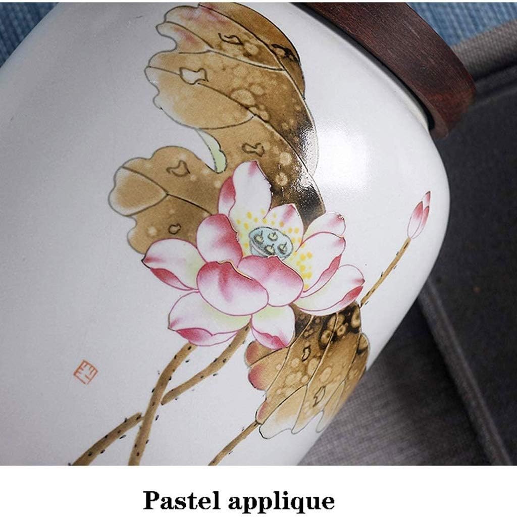 Ashes Box Pet Cremation Memorial Ashes， Mini Pet Cremation Crock， Ceramic Funeral Souvenirs，A-9 * 12CM