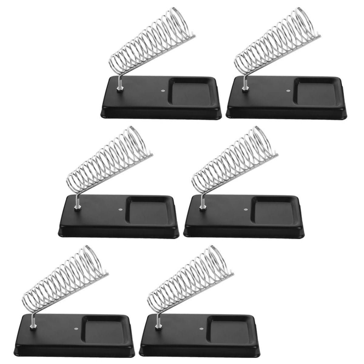 Support pour fer à souder en métal noir pour organiser vos projets de bricolage