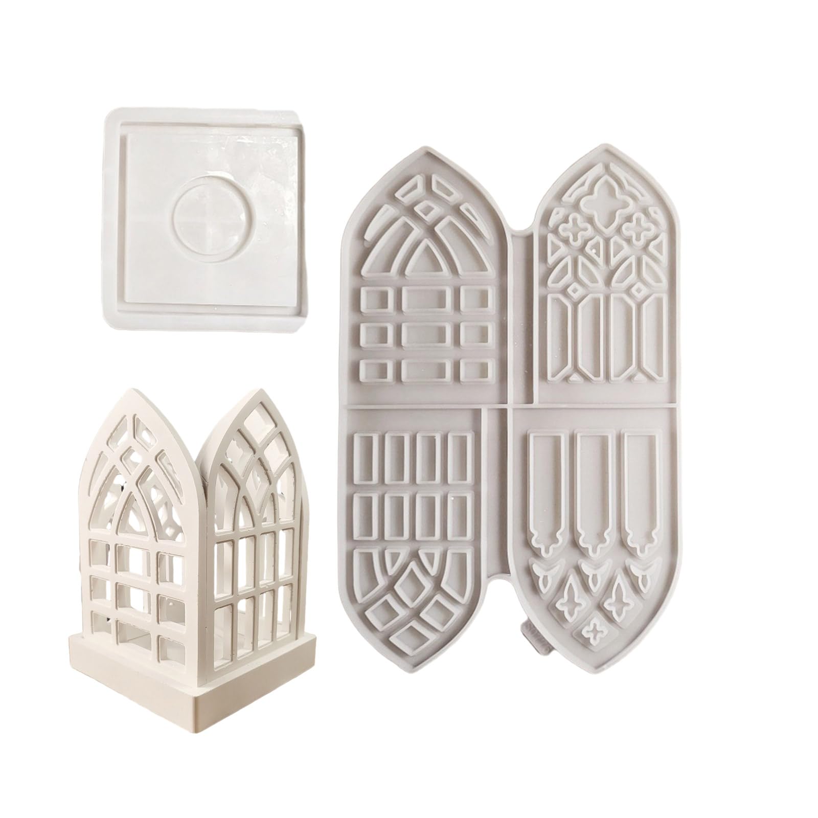 Moule silicone bougeoir polyvalent et portable pour loisirs créatifs