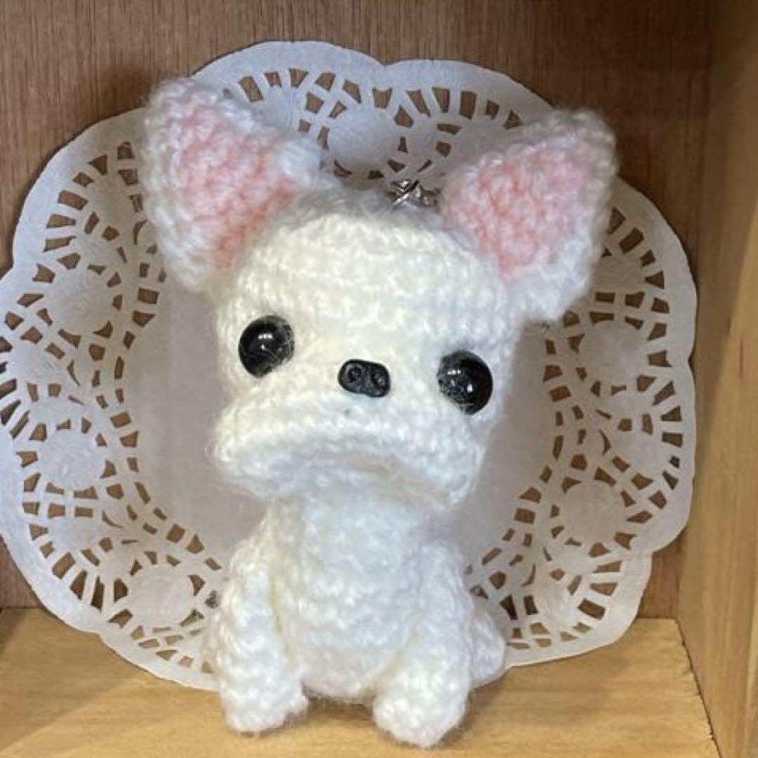 【新品】Yohji Yamamoto あみぐるみ　キーチャーム　犬 新品】Yohji Yamamoto あみぐるみ キーチャーム 犬