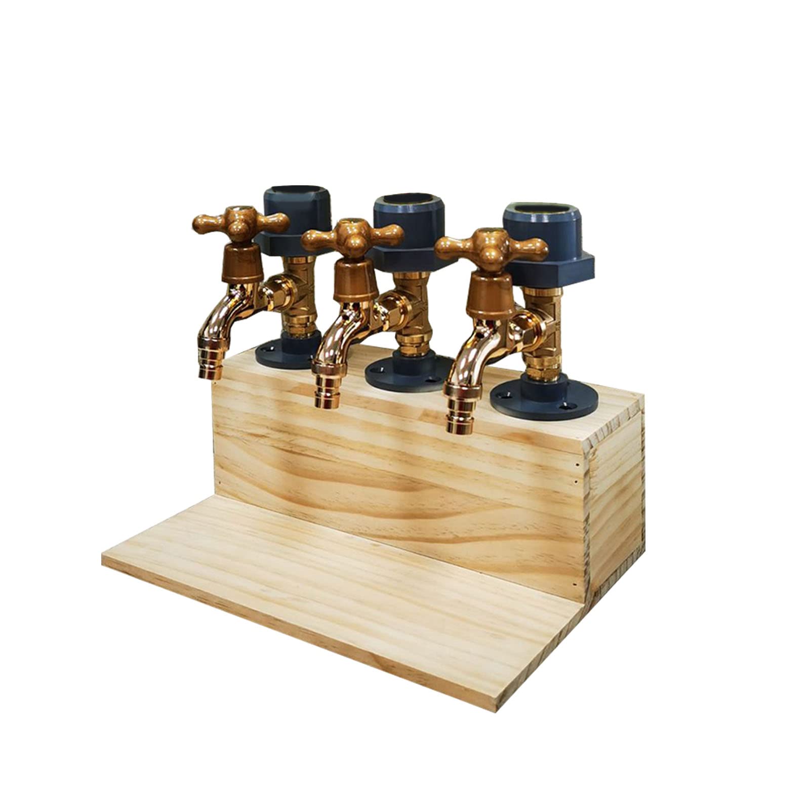 Wood Liquor Dispenser 1-3 Head Cocktails Wine Drink For Father Day Holiday Gift Liquor Beverage Dispenser Dispenser Faucet For Bottle For Home Bar Liquor Dispenser Wood For Home Bar